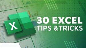 excel tips and tricks