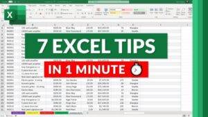 excel tips and tricks1